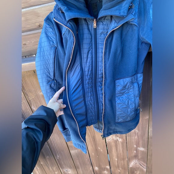 Lululemon Fleecy Keen Jacket Women’s Navy blue Size 6. - Picture 2 of 14